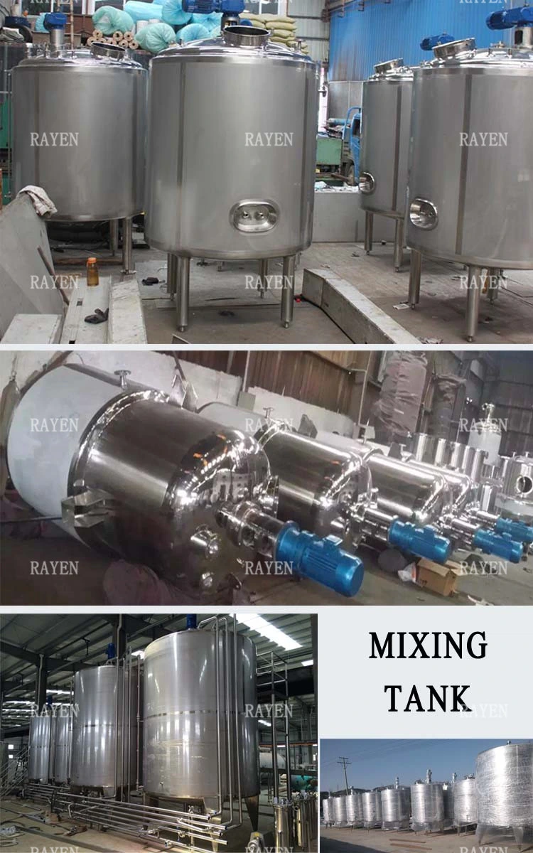 Sanitary Stainless Steel Mixing Processing Agitator Tank Mining Equipment