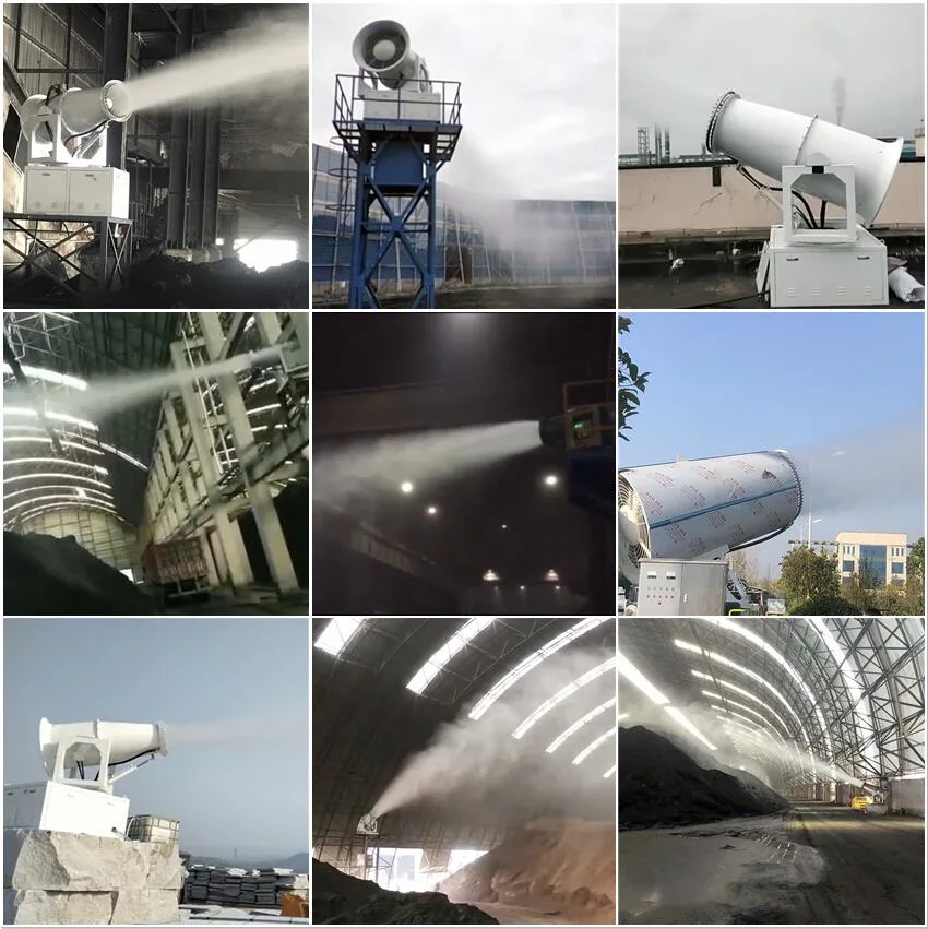 Coal Dust Suppression Solutions, Water Mist Spray Cannon Equipment