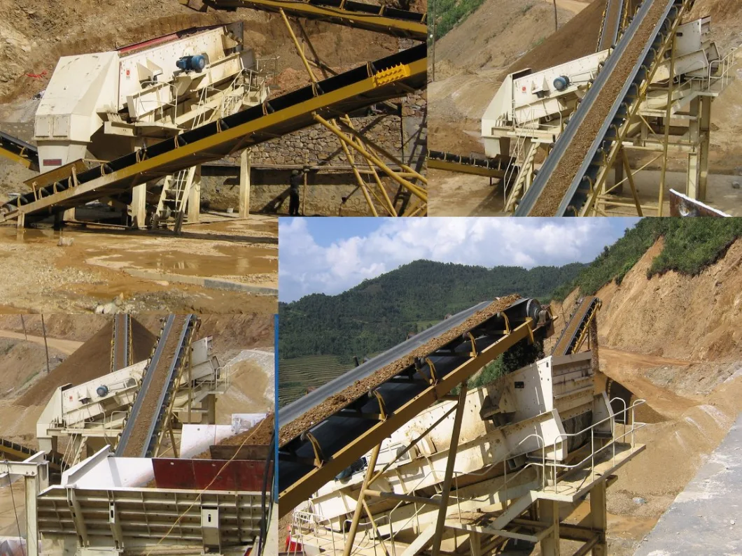 Vibrating Screen Machine Circular Stone Crusher Screen Machine Quarry Mining Four-Bearing Circular Screen