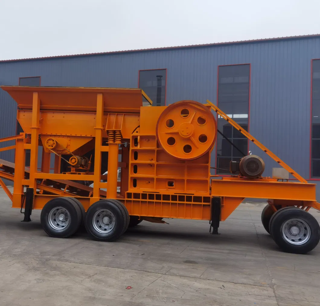 Wholesale Cheap Mobile Concrete Gravel Rock Stone Portable Rock Crusher for Sale