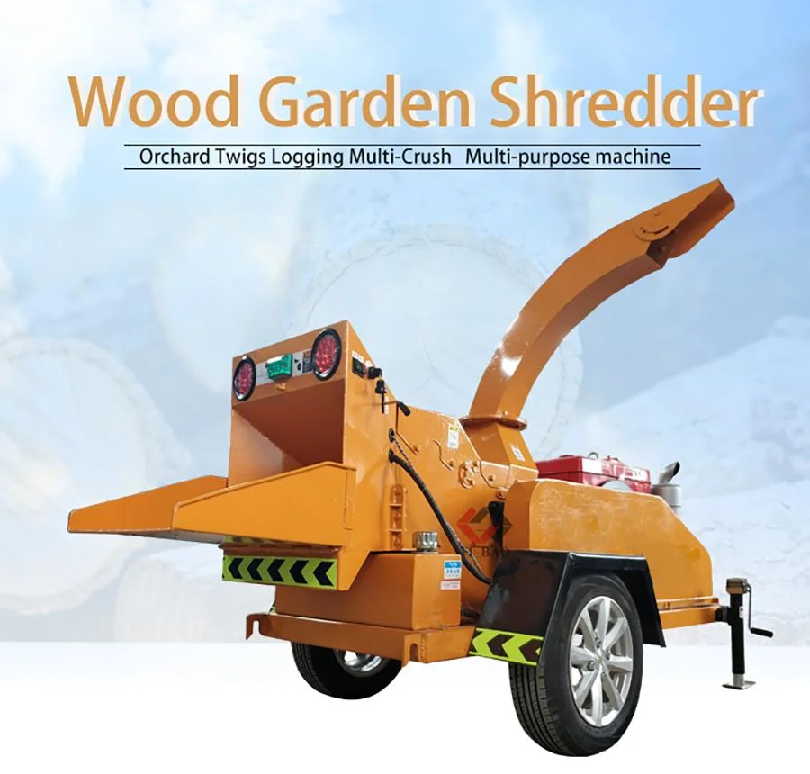 Professional Boiler Plant Device Wood Scrap Chipper Crusher Machine Wood Branch Drum Shredder for Sale