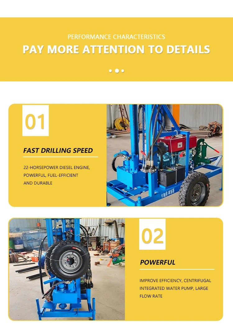 Water Well Drilling Rigs One Man Water Well Drilling Rig Machine Price