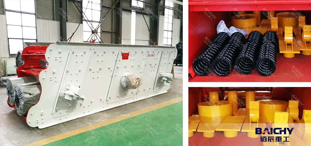 China Coal Gold Gravel Silica Sand Stone Circular Vibrating Screen Machine Mining Screening Plant Equipment