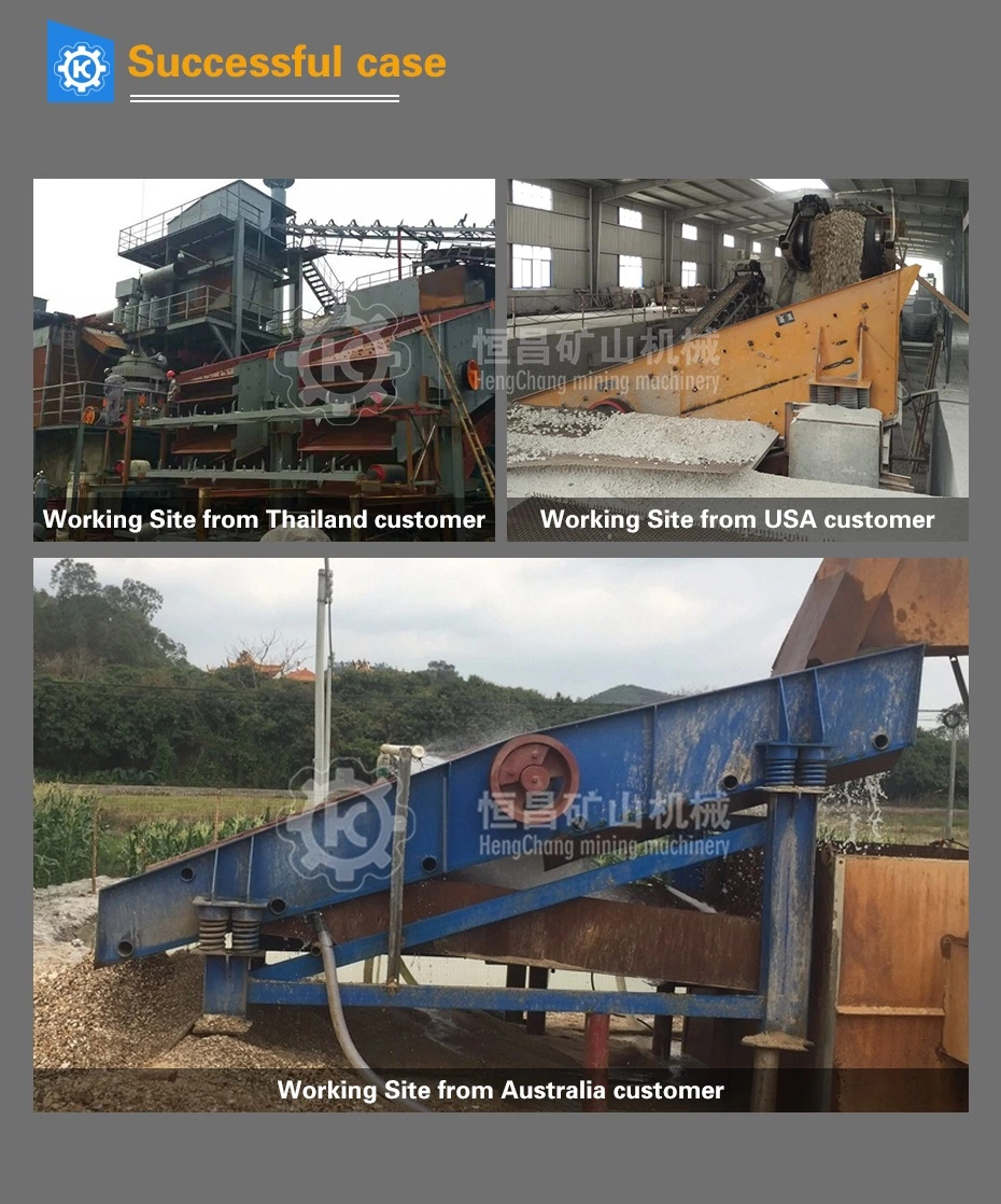 Professional Mining Machinery Gravel Quarry Plant Rotary Vibrating Sieve Stone Vibrating Screen Sand Separation Equipment for Coal/Slag/Silver/Silica/Rock Gold