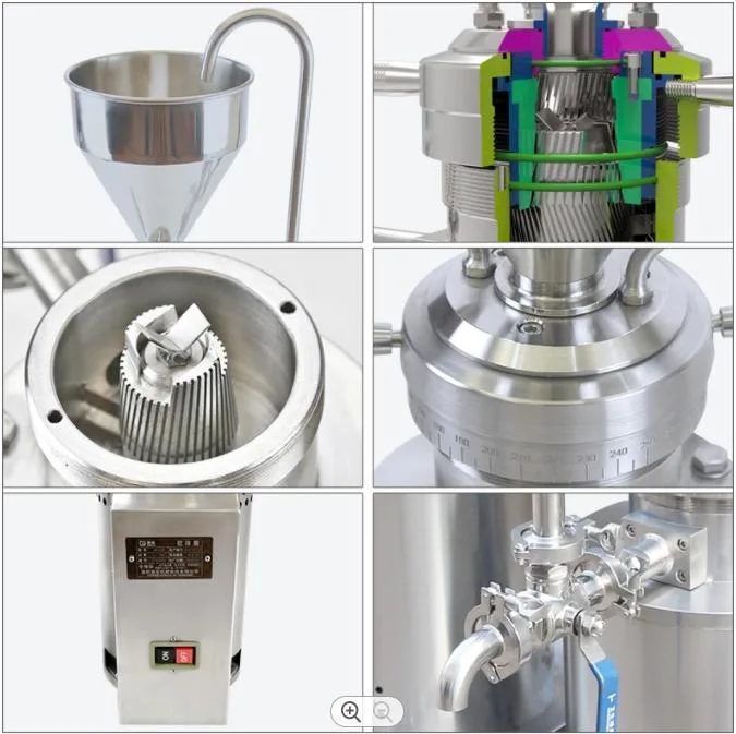 Almond Nuts Paste Peanut Butter Grinder Making Machine/Colloid Mill