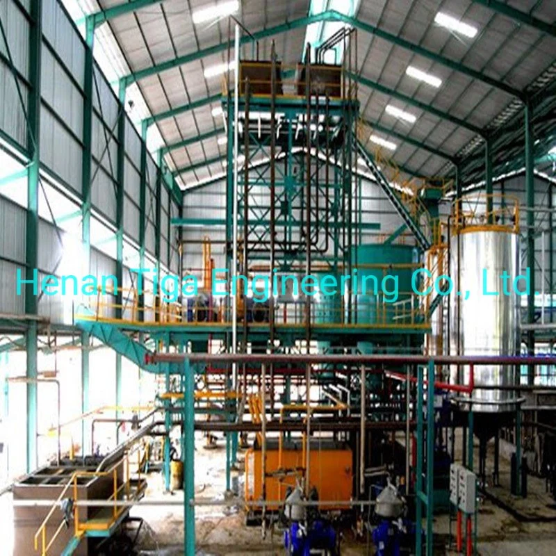 Henan Supplier Prefabricated Refined Oil Plant Steel Frame Oil Mill