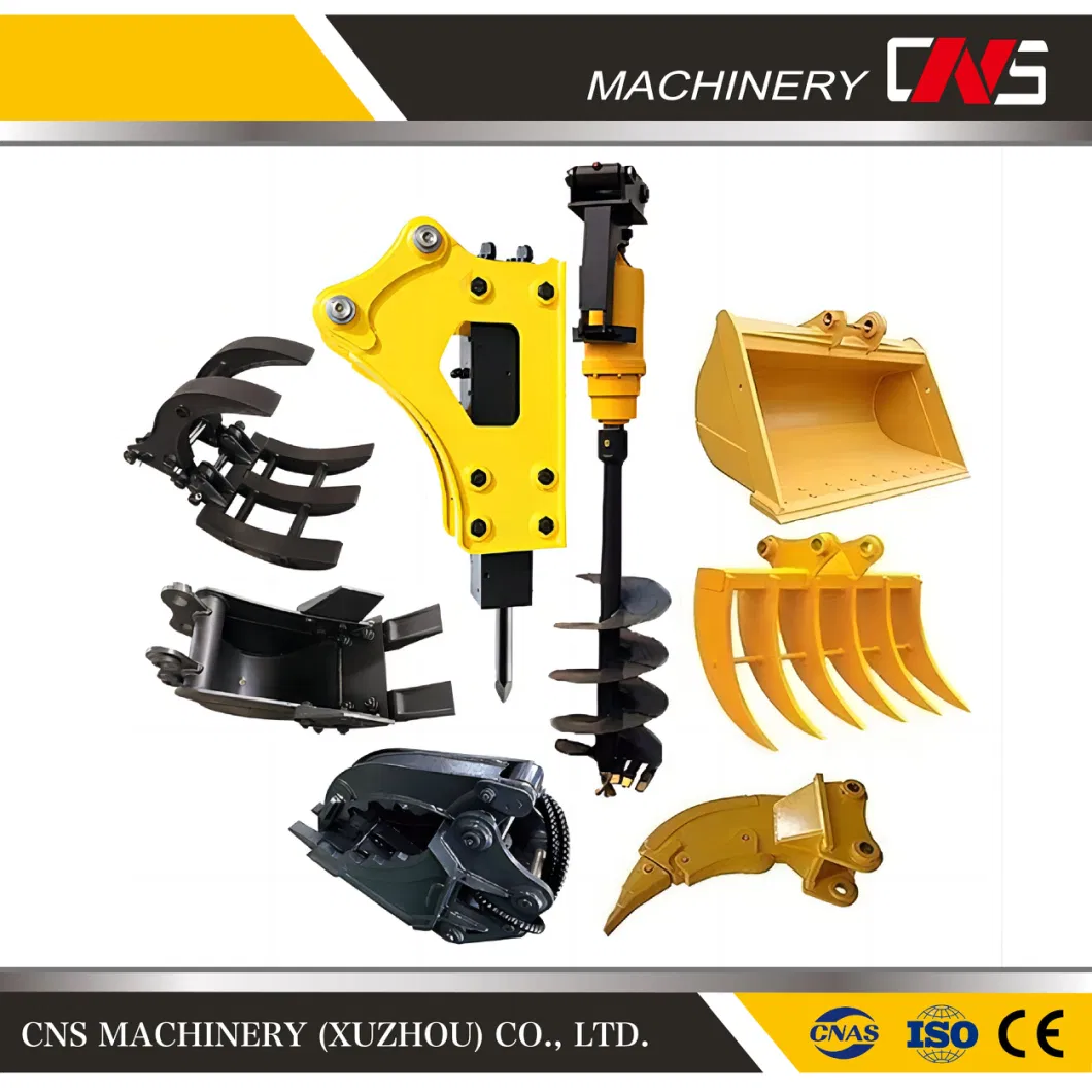 Construction Machinery Attachments Excavator Hydraulic Demolition Pulverizer Hydraulic Crusher Excavator