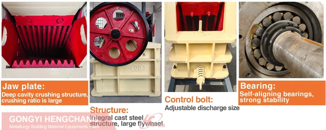 Small Mini Mobile Rock Stone Gold Ore Jaw Crusher with Diesel Engine