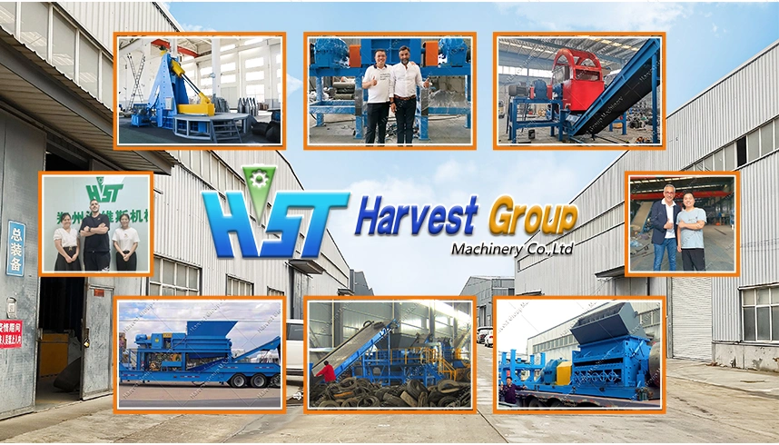 Rubber Granule Equipment Rubber Mulch Machinery Rubber Mulch Crusher Plants for Sale Tire Recycling Machine