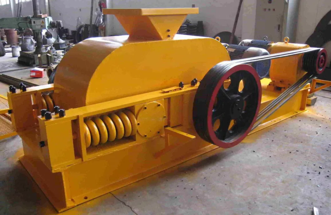 Small Coal Gangue Roller Crusher Ceramic Stone Extrusion Crusher Pebble Double Roller Grinding Sand Making Machine