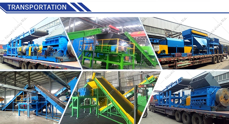 Rubber Granule Equipment Rubber Mulch Machinery Rubber Mulch Crusher Plants for Sale Tire Recycling Machine