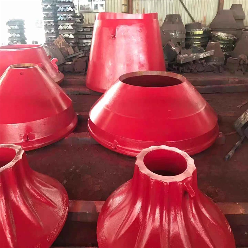 Concave Mantle Bowl Liner for Cone Crusher Manganese Steel Casting