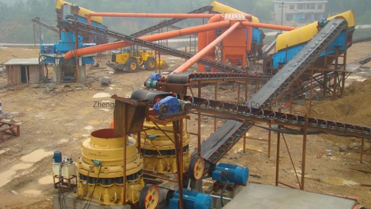 Limestone, Granite, River Stone Quarry Stone/Rock Crushing Plant 30-50tph