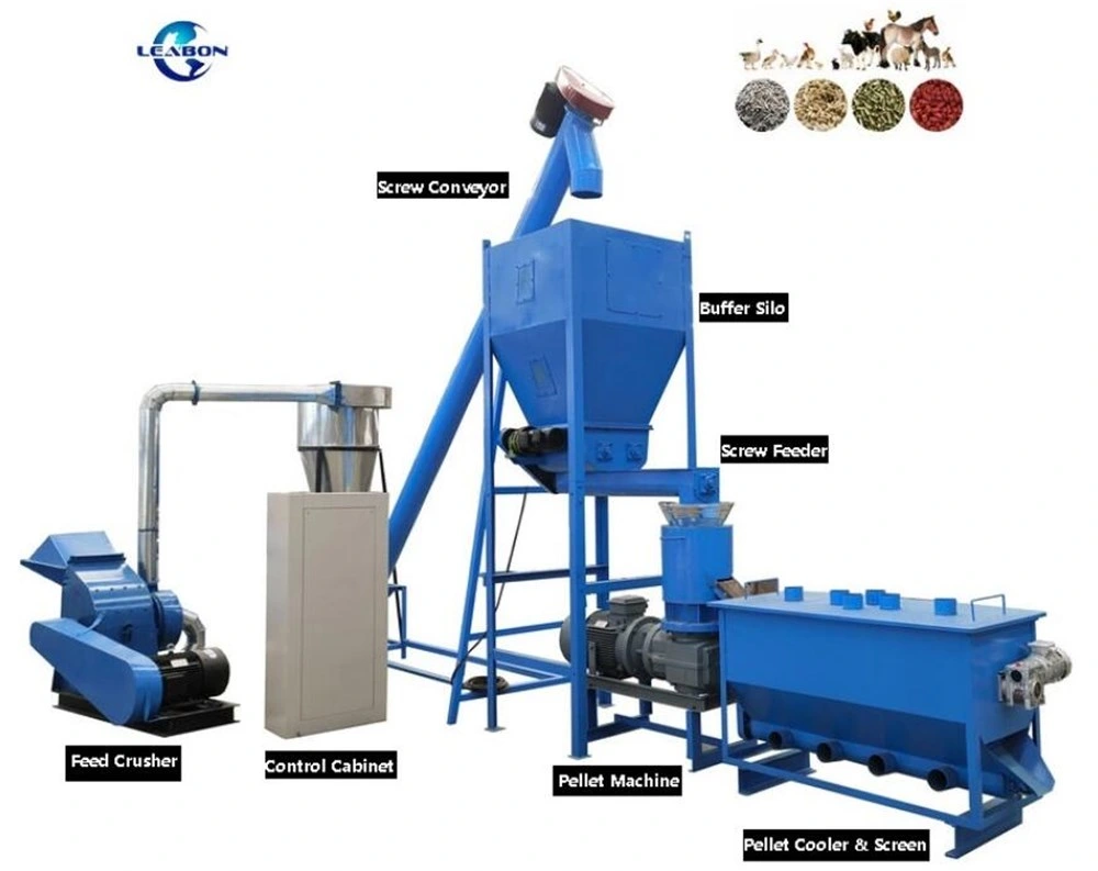 1t/H Electric Wood Chips Feed Corn Grinder Grass Soybean Corn Hammer Mill