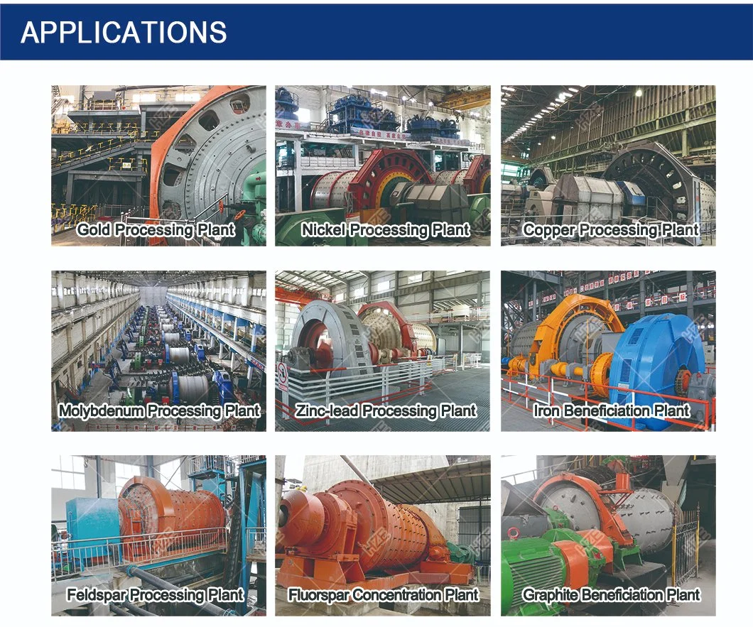 High Efficiency Mining Equipment Ore Wet Grinding Ball Mill