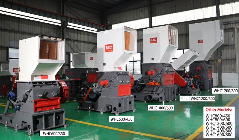 Plastic Recycling Machinery Garbage Pallet PP Film Recycle Bottle Plastic Crusher