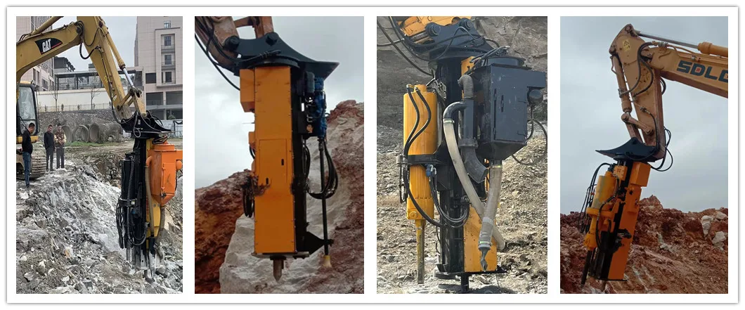 Rock Excavating Equipment Hydraulic Rock Splitter with Drills From Shandong China