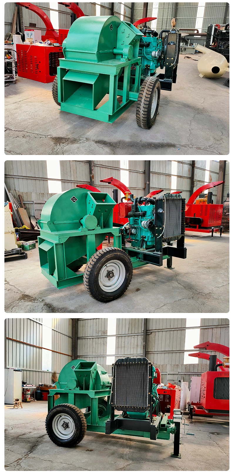 Professional Wood Chip Granulation Multifunctional Industrial Corn Hammer Mill Wood Crusher