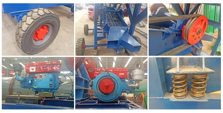 Portable Stone Concrete Jaw Crusher 250X400 with Vibrating Screen for Sale