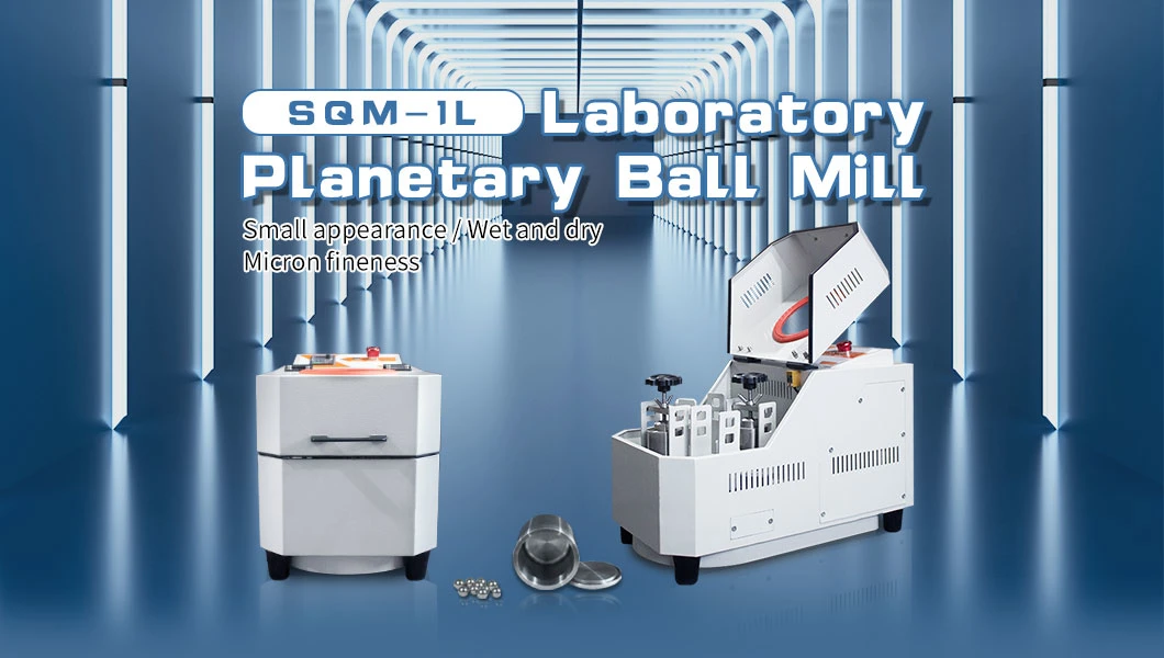 Sqm-1L Molino De Bolas Laboratory Planetary Fine Grinding Ball Mill Machine Price