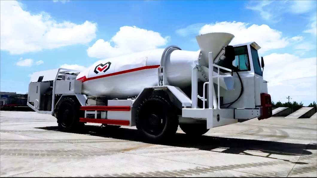 Wc5bj 5cubic Meters Capacity Concrete Mixer Truck Undergroud Coal Mining Equipment