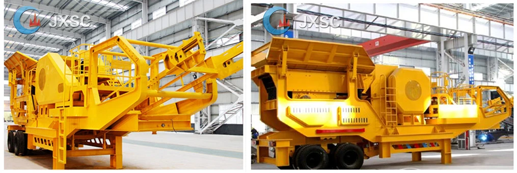 Mobile Stone Rock Crusher Plant/Mini Mobile Crusher for Aggregate/Limestone/Granite/Concrete/Black Stone Crushing Plant