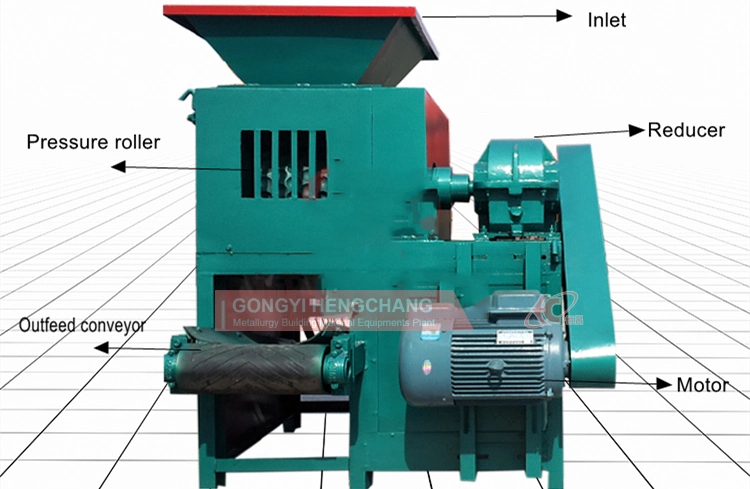 Large Scale Gomine Carbon Coal Charcoal Briquette Machine Price