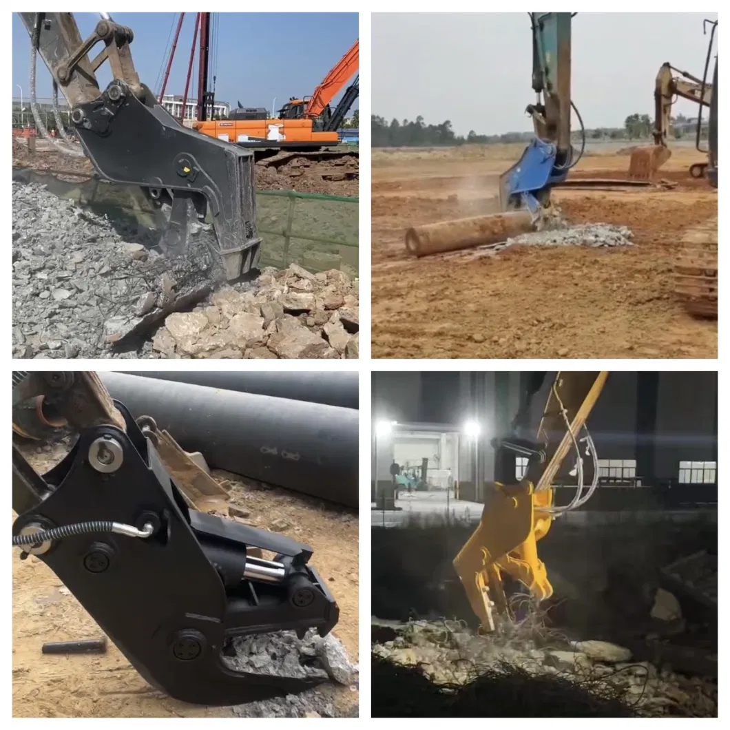 Hydraulic Conrete Crusher, Hydraulic Crushing Plier, Rotating Pulverizer, Demolition Tools for Excavator