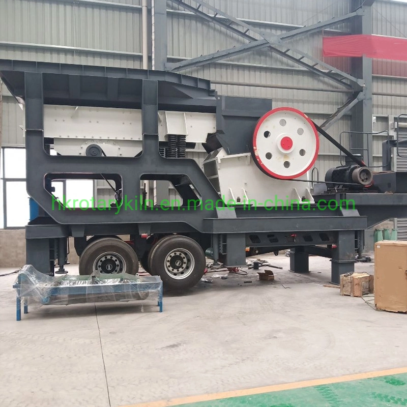 Low Mobile Crusher Machine Price Basalt/Limestone/Gangue Mobile Jaw Crusher Plant