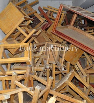 Wood Construction Waste, Old Household Appliances Recycling, Metal Crusher