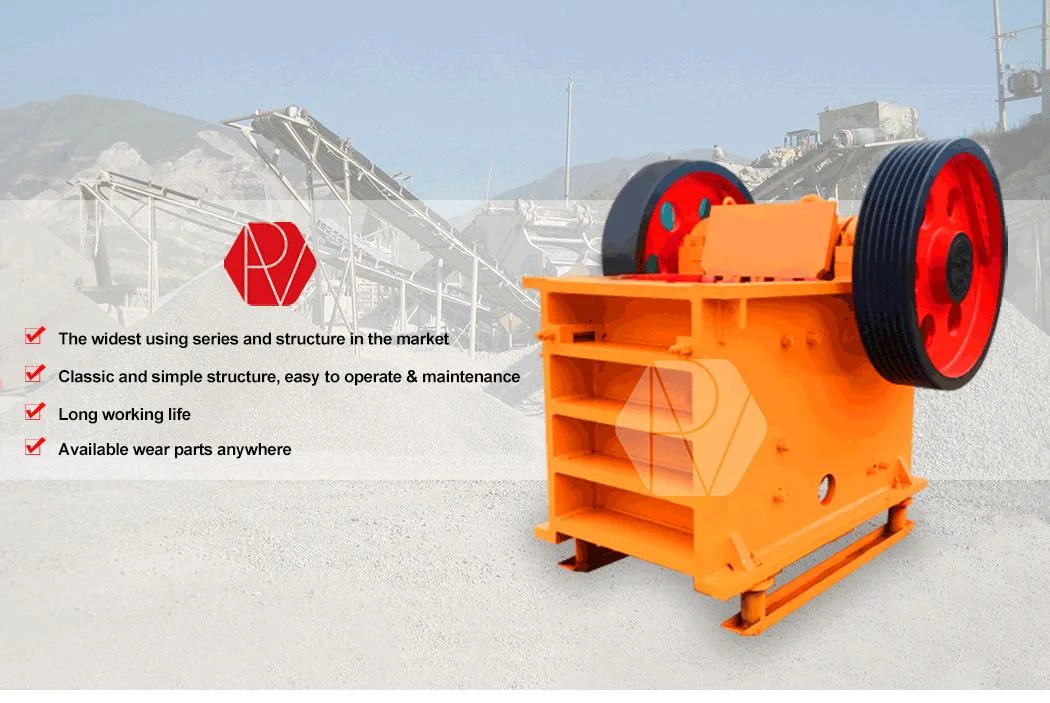 Construction Machine Jaw Crusher for Stone Crushing