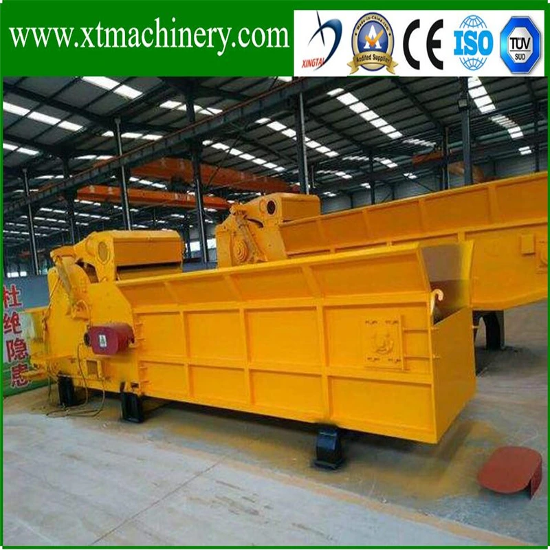 Portable 4 Moving Wheels Conveyor Fold-Able Stalk, Coconut Biomass Crusher