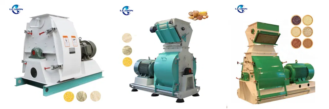 Automatic Water Drop Type Corn Hammer Grinding Mill for Poultry Feed Crusher