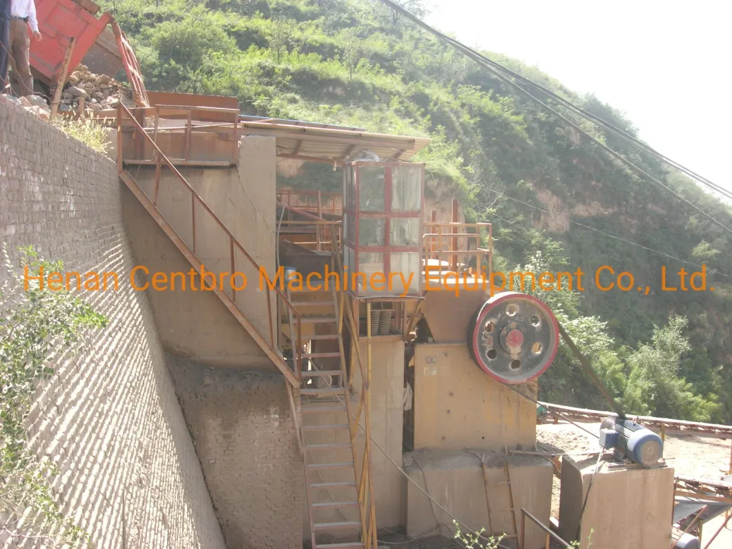 PE1500*1800 Gypsum Powder Jaw Crusher Machine Simple Compact Rock Crusher Price