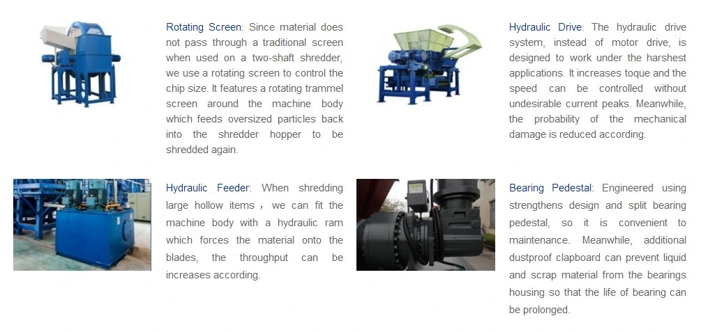 Aluminum Wheel Shredder/Aluminum Hub Shredder/Cast Aluminium Crusher/Wheel Hub Crusher/Gl40100vz