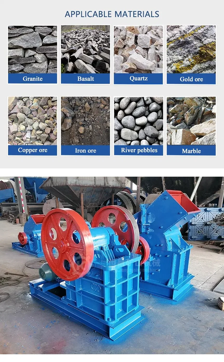 Mining Granite Basalt Limestone Gravel Stone Crushing Machine Quarry Crushing Plant Mobile Primary Jaw Crusher PE150X250