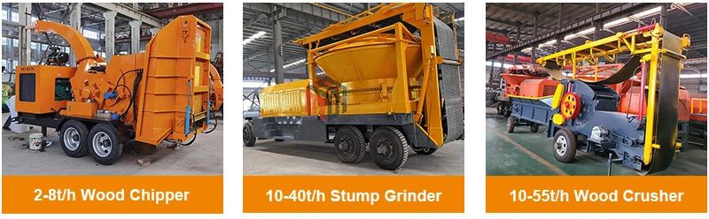 Automatic Green Waste Stringy Bark Crusher Towable Vertical Wood Tub Grinder Price