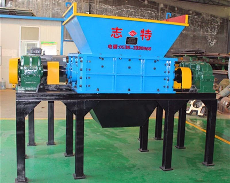 Industrial Heavy Duty Rubber Tire Recycling Shredders Car Wheel/Scrap Metal/Hard Disk Crusher