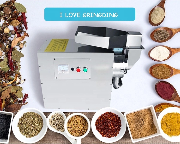 Stainless Steel Rice/Corn/Grain/Herbs Herbal/Cereal/Flour Mill Grinder Powder Pulverizer Machine