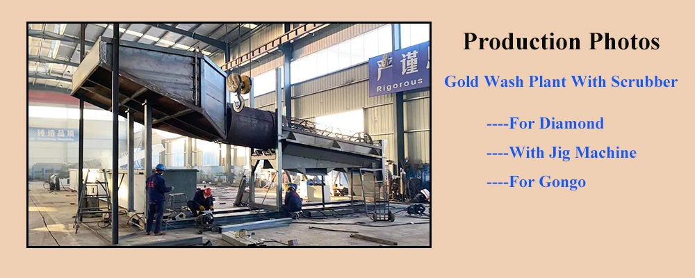 China Keda Customize Designed Mobile Gold Mining Equipment