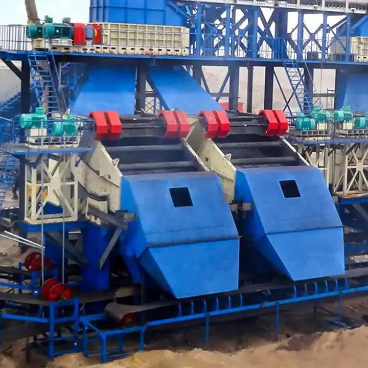 Double Deck Banana Vibrating Heavy Duty Screen Mining Machinery Sieve Equipment for Coal Washing Plant Ore Processing Material Classification