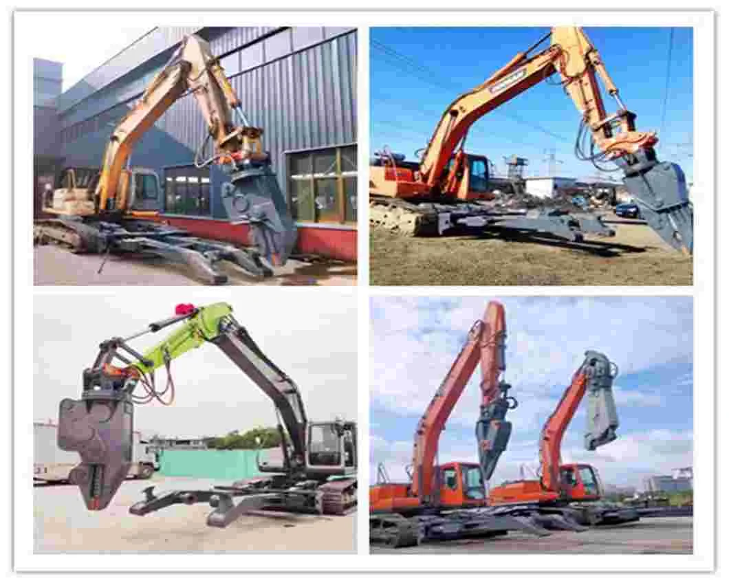 Excavator Hydraulic Rotating Pulverizer/Demolition Crusher Car