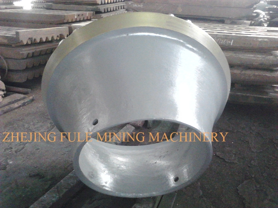 Steel High Manganese Casting Bowl Liner Mantle Parts Concave Cone Crusher Machine