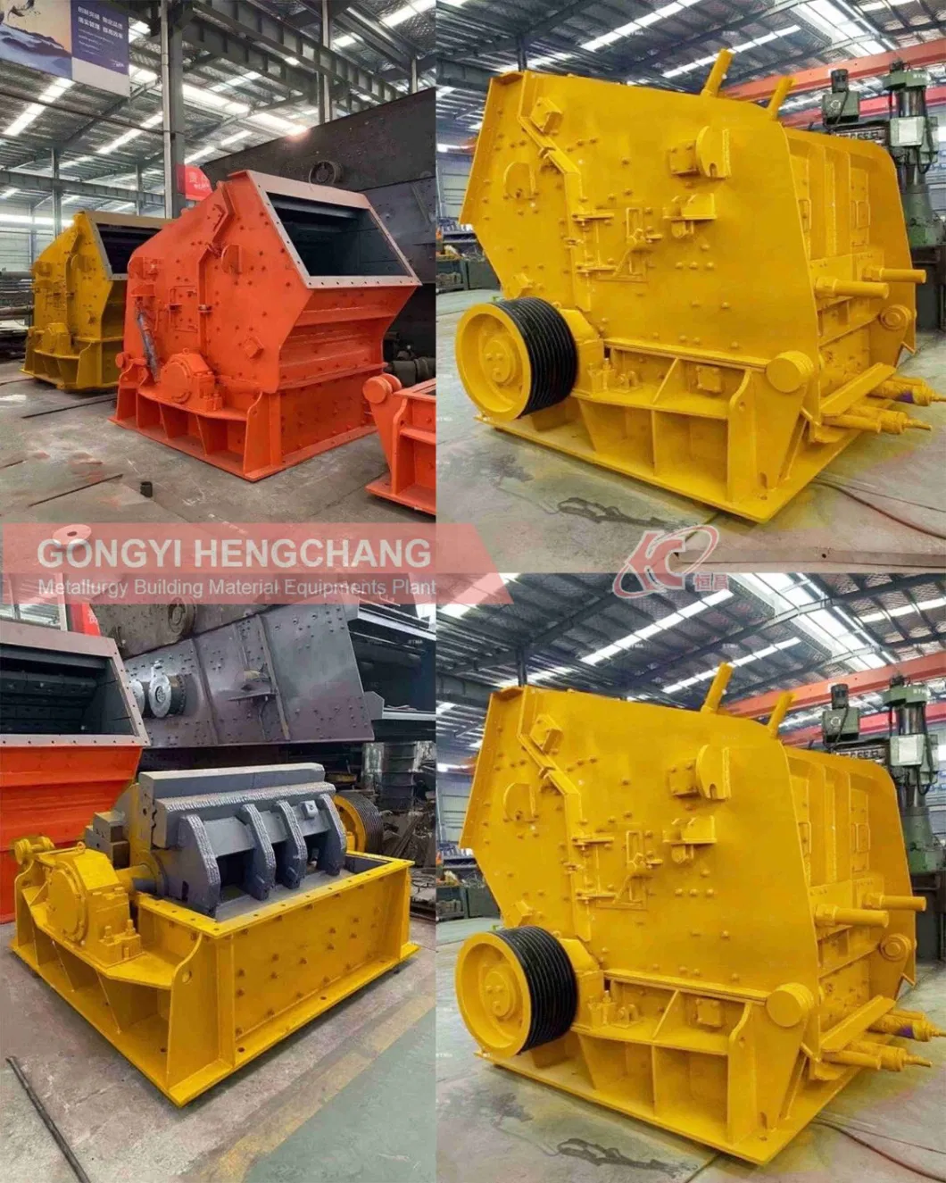 Small River Pebbles Impact Crusher with Diesel Engine