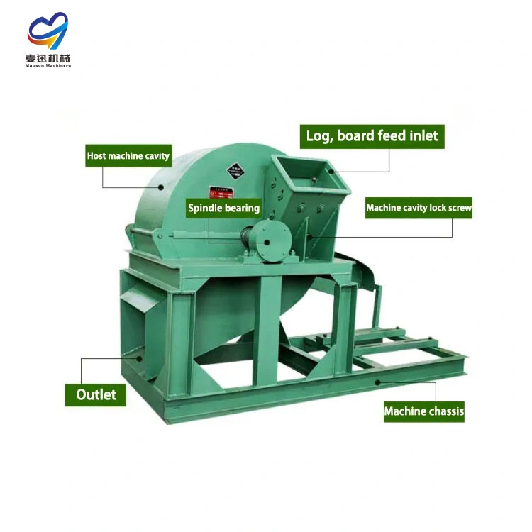 Shell Crusher Tree Branch Crusher Can Be Installed with Wheels Special High-End Wood Crusher Coconut