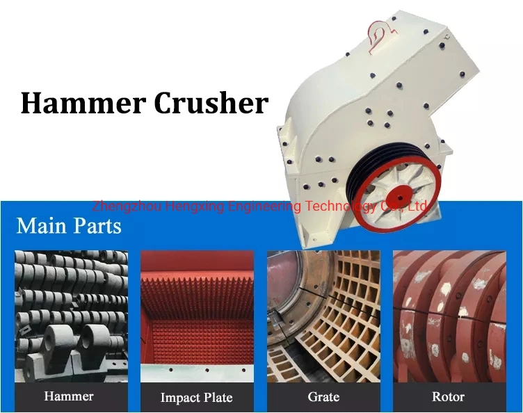 Small PC 600* 400 Hammer Crusher for Gold Ore, Stone, Rock