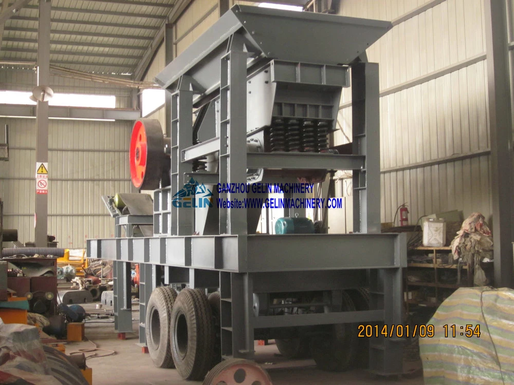 Mobile Rock Mining Crushing Machine Portable Stone Crusher Plant