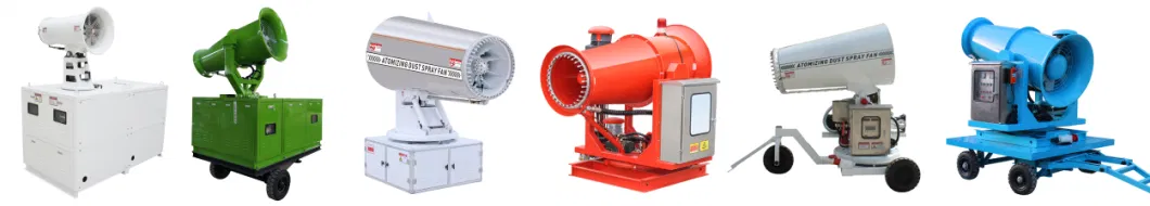 Coal Dust Suppression Solutions, Water Mist Spray Cannon Equipment