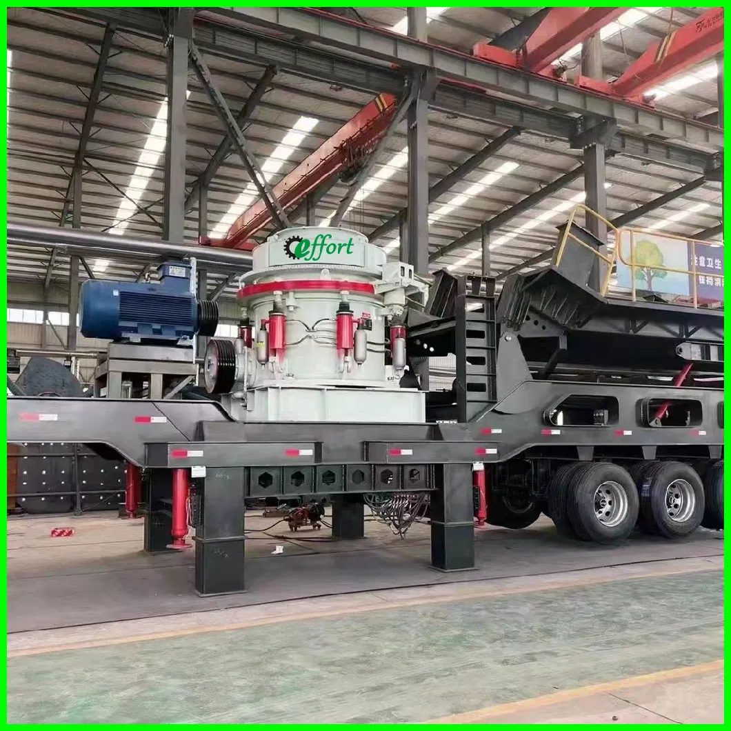 Stable Performance Stone Mobile Crusher Portable Jaw Crusher Rock Crushing Plant