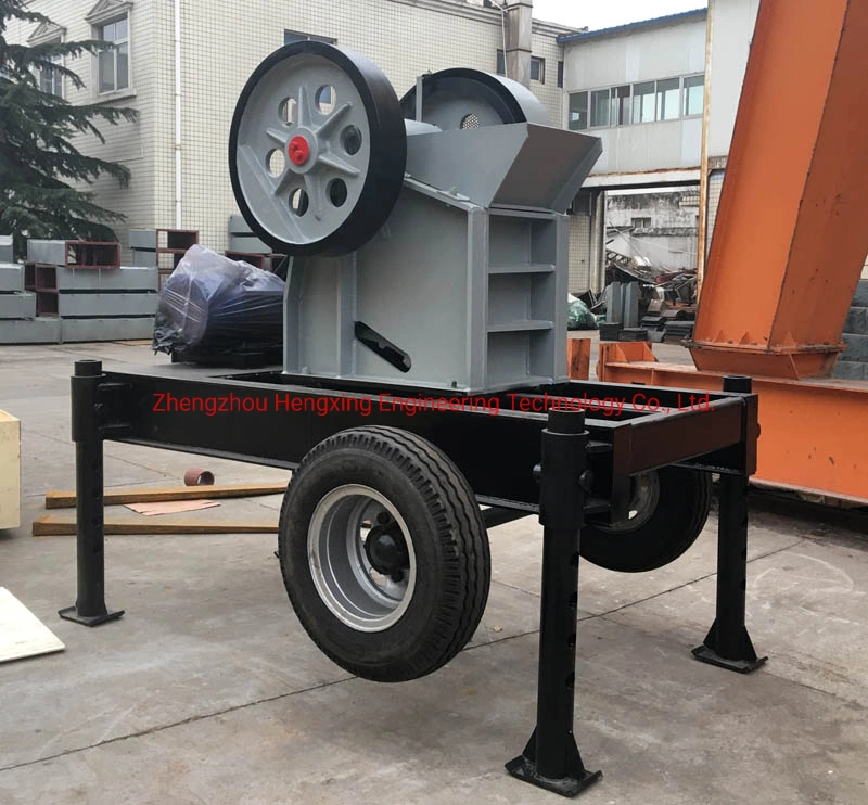 5 Tph Rock Mining Crushing Machine Mobile Motor Jaw Crusher 250 400 Small Jaw Crusher with Diesel Engine